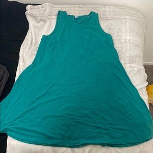 Teal Sleeveless Dress